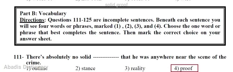 solid proof